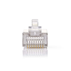 Nedis CCGB89303ME connecteur de fils RJ45 Transparent