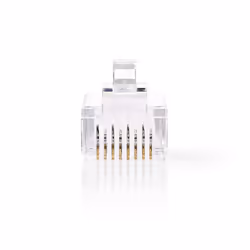 Nedis CCGB89305TP, RJ45, Transparent, Mâle, Droit, Polyvinyl chloride (PVC), Cat6