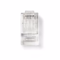 Nedis CCGB89305TP connecteur de fils RJ45 Transparent