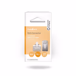 Nedis CCGB89307ME connecteur de fils RJ45 Transparent