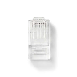 Nedis CCGB89330TP connecteur de fils RJ45 Transparent