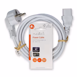 Nedis CEGL10000WT20 câble électrique Blanc 2 m CEE7/7 Coupleur C13