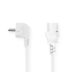 Nedis CEGL10000WT30 câble électrique Blanc 3 m IEC 320 Prise d'alimentation type F