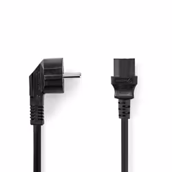Nedis CEGL10015BK100, 10 m, Prise d'alimentation type F, IEC 320