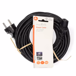 Nedis CEGL10030BK100 câble électrique Noir 10 m Prise d'alimentation type C IEC 320