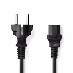 Nedis CEGL10030BK30, 3 m, Prise d'alimentation type F, IEC 320