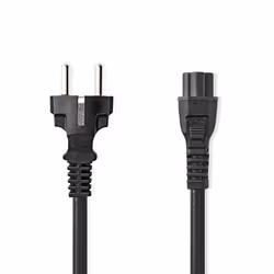 Nedis CEGL10130BK50, 5 m, IEC 320, Prise d'alimentation type F, 10 A