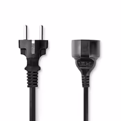 Nedis CEGL10200BK20, 2 m, CEE7/7, CEE7/7