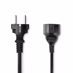 Nedis CEGL10200BK30, 3 m, Prise d'alimentation type C, Prise d'alimentation type C
