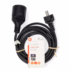 Nedis CEGL10200BK30 câble électrique Noir 3 m Prise d'alimentation type C