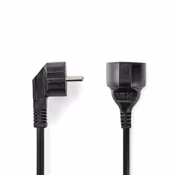 Nedis CEGL10230BK50, 5 m, Prise d'alimentation type C, Prise d'alimentation type C