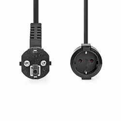 Nedis CEGL10230BK50 câble électrique Noir 5 m Prise d'alimentation type C