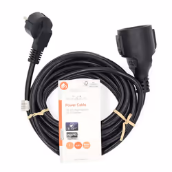 Nedis CEGL10230BK50 câble électrique Noir 5 m Prise d'alimentation type C