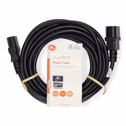 Nedis CEGL10500BK50 câble électrique Noir 5 m IEC C14 IEC 320
