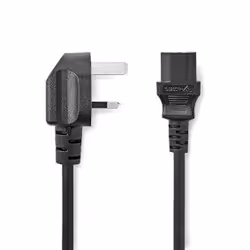 Nedis CEGL11100BK20, 2 m, Prise d'alimentation type G, IEC 320