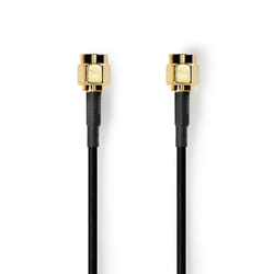 Nedis CSGL02000BK50 câble coaxial 5 m SMA Noir