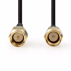 Nedis CSGL02000BK50 câble coaxial 5 m SMA Noir