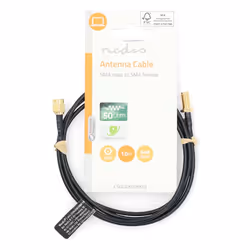 Nedis CSGL02010BK10 câble coaxial 1 m SMA Noir