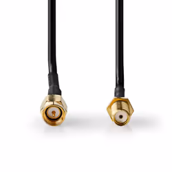 Nedis CSGL02010BK50, 5 m, SMA, SMA, Noir