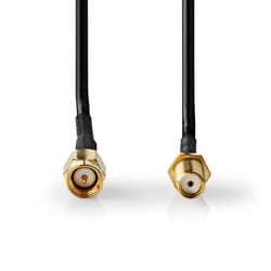 Nedis CSGL02010BK50 câble coaxial 5 m SMA Noir