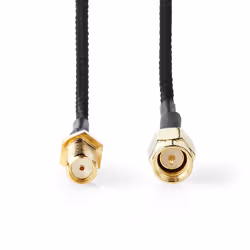 Nedis CSGB02020BK05 connecteur coaxial SMA 1 pièce(s) 50 Ohm