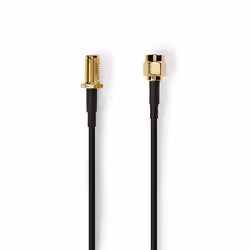 Nedis CSGL02210BK20, 2 m, RP-SMA, RP-SMA, Noir
