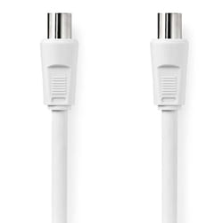 Nedis CSGL40000WT100 câble coaxial 10 m IEC Blanc