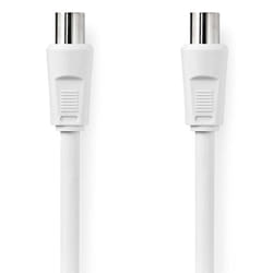 Nedis CSGB40000WT100 câble coaxial 10 m IEC Blanc