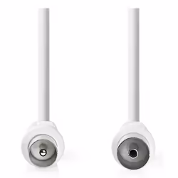 Nedis CSGB40000WT100 câble coaxial 10 m IEC Blanc