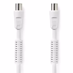 Nedis CSGL40020WT20, 2 m, IEC, IEC, Blanc