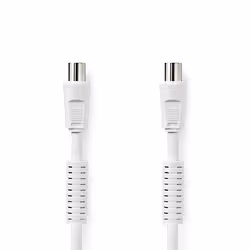 Nedis CSGL40020WT50, 5 m, IEC, IEC, Blanc
