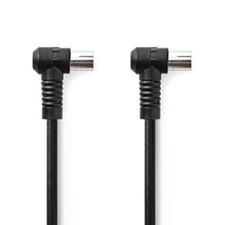 Nedis CSGL40120WT15 câble coaxial 1,5 m IEC Noir