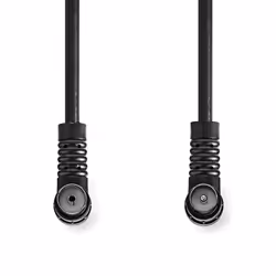Nedis CSGL40120WT15 câble coaxial 1,5 m IEC Noir