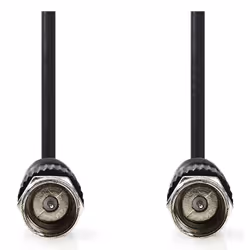 Nedis CSGL41000BK15 câble coaxial 1,5 m Type F Noir