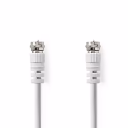 Nedis CSGL41000WT10, 1 m, Type F, Type F, Blanc