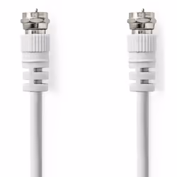 Nedis CSGL41000WT100, 10 m, Type F, Type F, Blanc