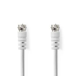 Nedis CSGL41000WT50 câble coaxial 5 m Type F Blanc