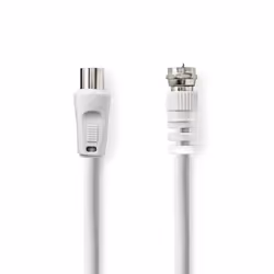 Nedis CSGL41800WT15, 1,5 m, Type F, IEC, Blanc