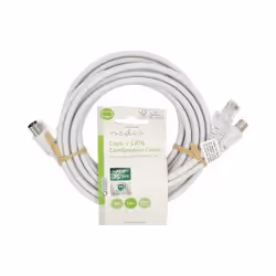 Nedis CSGL4500WT30 câble coaxial 3 m Blanc