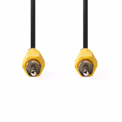 Nedis CVGL24100BK20 câble video composite 2 m RCA Noir