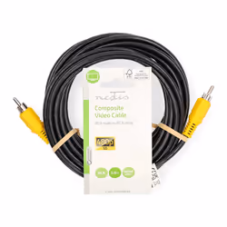 Nedis CVGL24100BK50 câble video composite 5 m