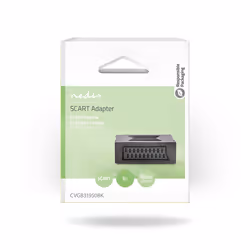 Nedis CVGB31950BK câble vidéo et adaptateur SCART (21-pin) Noir