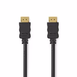 Nedis CVGL34000BK15, 1,5 m, HDMI Type A (Standard), HDMI Type A (Standard), 8,16 Gbit/s, Canal de retour audio (ARC, Audio Re ...