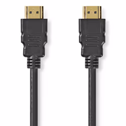 Nedis CVGL34050BK10, 1 m, HDMI Type A (Standard), HDMI Type A (Standard), 18 Gbit/s, Noir