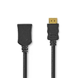 Nedis CVGL34090BK20 câble HDMI 2 m HDMI Type A (Standard) Noir