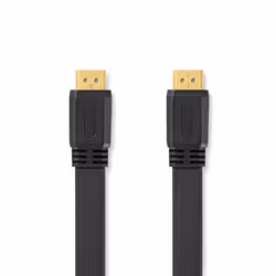 Nedis CVGL34100BK100, 10 m, HDMI Type A (Standard), HDMI Type A (Standard), Compatibilité 3D, 10,2 Gbit/s, Noir