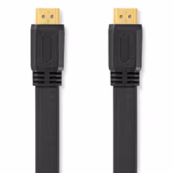 Nedis CVGL34100BK20, 2 m, HDMI Type A (Standard), HDMI Type A (Standard), Compatibilité 3D, 10,2 Gbit/s, Noir