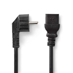Nedis CEGL10300BK20 câble électrique Noir 2 m Prise d'alimentation type C IEC C19