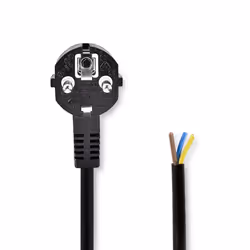 Nedis CEGL10700BK20, 2 m, Prise d'alimentation type C