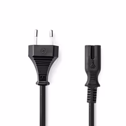 Nedis CEGL11040BK20, 2 m, Prise d'alimentation type C, IEC 320